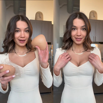 SNOWY Sticky Inserts - Instant Lift & Boost, Washable & Reusable, Outfit Enhancer